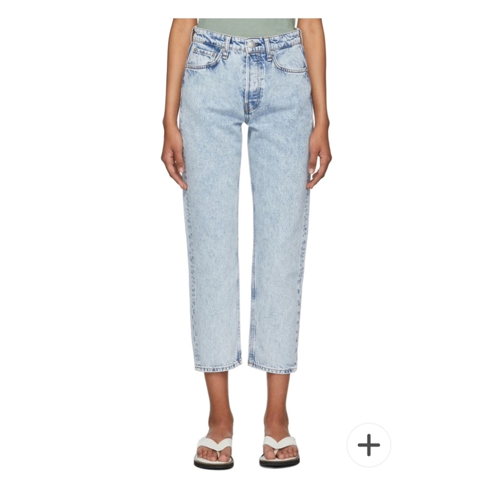 Rag & Bone Maya High Rise Ankle Slim Acid Wash Jeans. 31